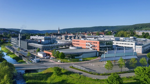 The entrance area of the Lohr plant