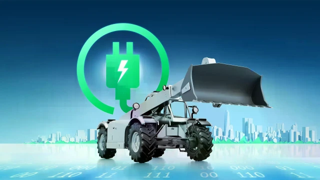 Illustration of mobile machine