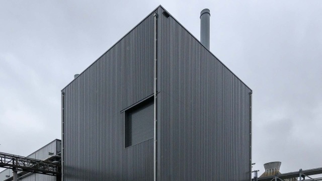Cooling house building depicted from the outside