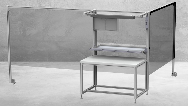 Protection pour les zones de transfert de marchandises ou de documents d’UTZ Ratiotechnik 