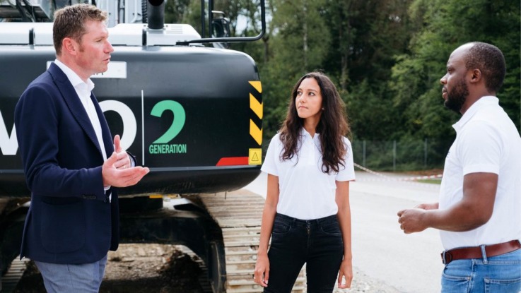 Uitwisseling met trainers en experts van Bosch Rexroth op het gebied van mobiele toepassingen