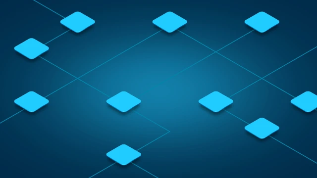 Iconos conectados que muestran la asociación